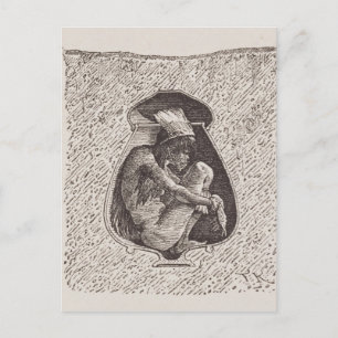 Old Indian cemetery Postcard