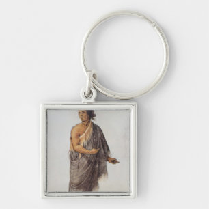 Old Indian Man Key Ring