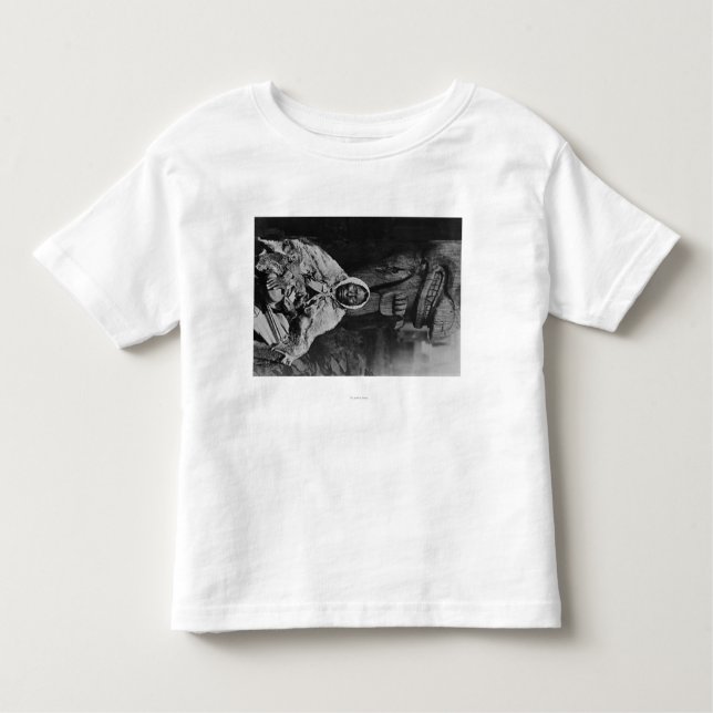 Old Indian Witch Doctor in Alaska Photograph Toddler T-Shirt (Front)