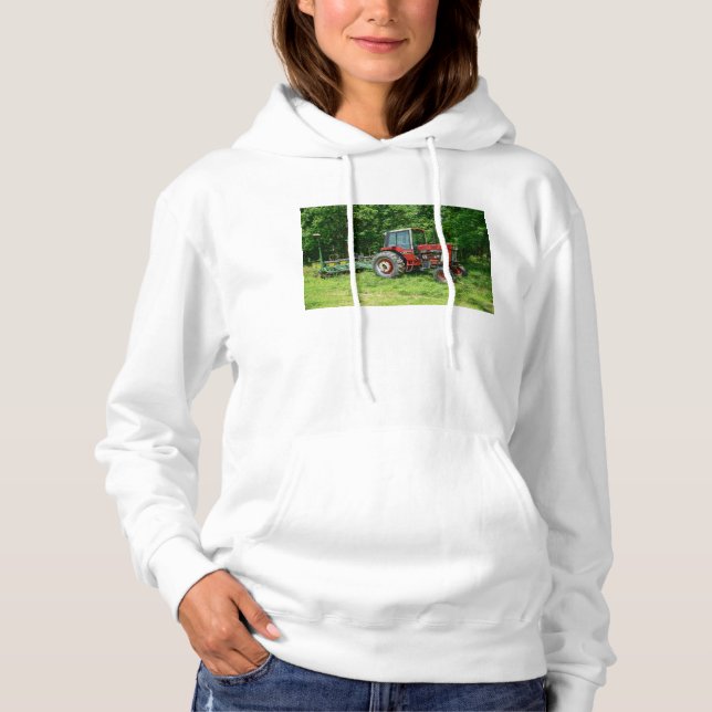 Old International Tractor Hoodie (Front)