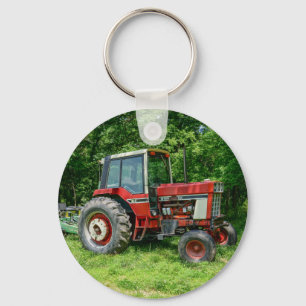 Old International Tractor Key Ring