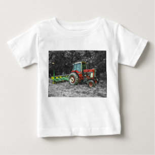 Old International Tractor Painterly Baby T-Shirt