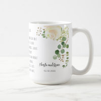 Old Irish Blessing & Personalise Wedding Greenery