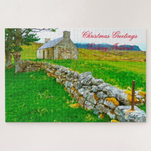 Old Irish Cottage Galway Ireland. Jigsaw Puzzle