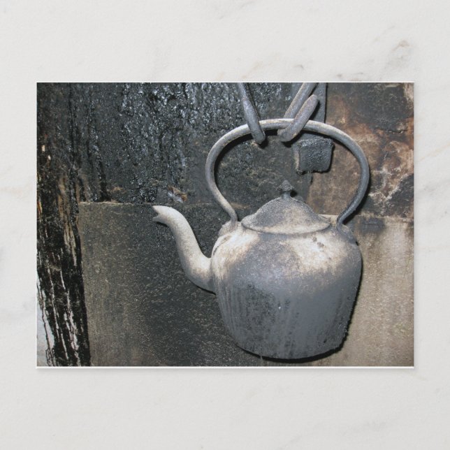 Old Irish Kettle Postcard (Front)