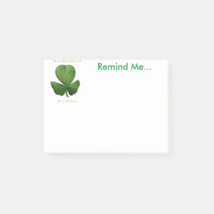 Old Irish Saying. Remind me Notes