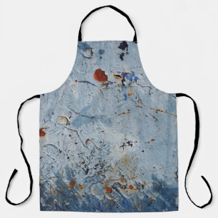 Old Iron Blue Stain Corrode Apron