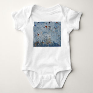 Old Iron Blue Stain Corrode Baby Bodysuit