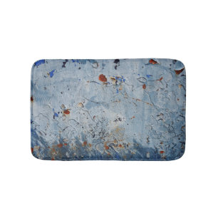 Old Iron Blue Stain Corrode Bath Mat