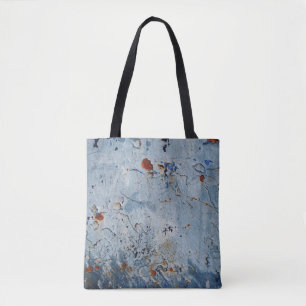 Old Iron Blue Stain Corrode Tote Bag