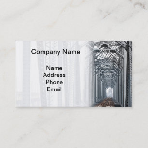 Old Iron Railway Bridge Business Card