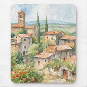 Old Italian Village  Mouse Pad