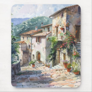 Old Italian Village  Mouse Pad