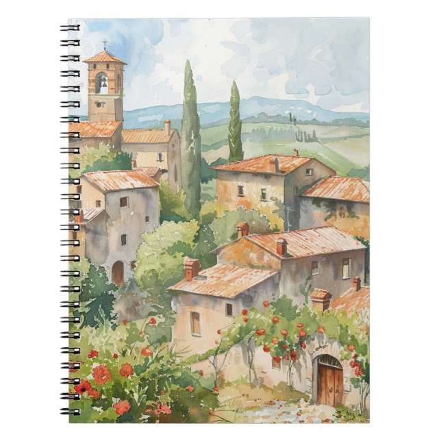 Old Italian Village  Notebook (Front)
