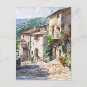 Old Italian Village  Postcard