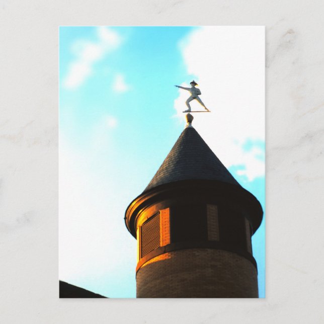 Old Jake Weather Vane Postcard (Front)