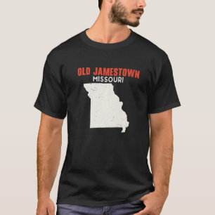 Old Jamestown Missouri USA State America Travel Mi T-Shirt