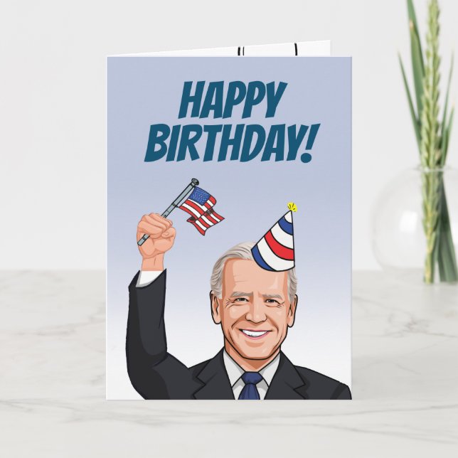 Old Joe Biden Birthday Card (Front)