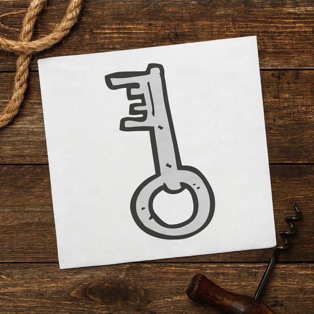 Old Key Napkin (Creator Uploaded)