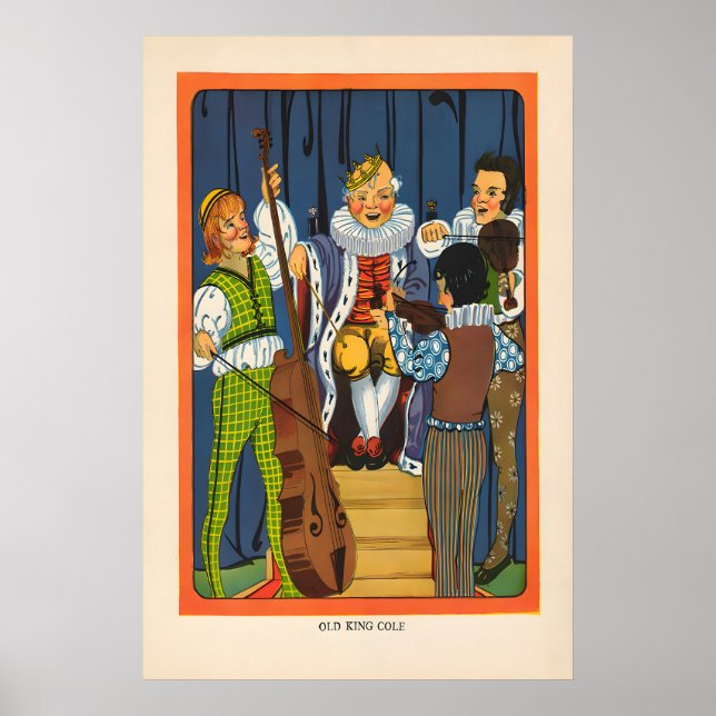 Old King Cole - Nursery Rhyme Poster (Front)