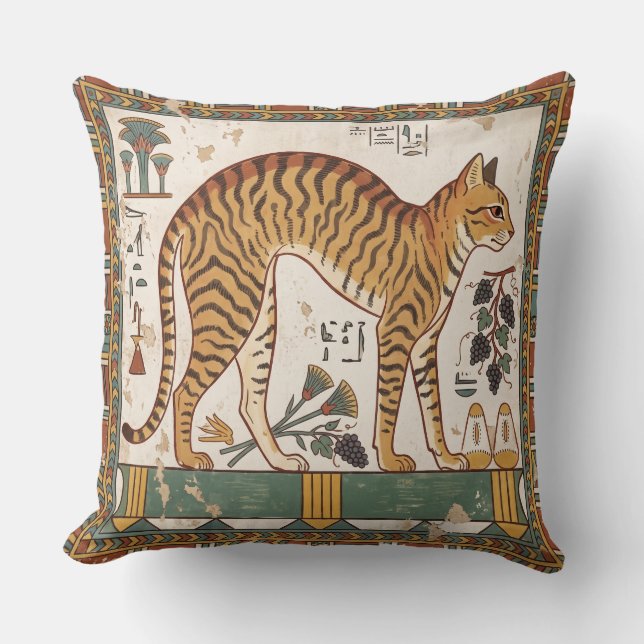 Old Kingdom Feline Vertebral Spasm  Cushion (Front)