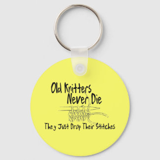 Old Knitters Key Ring