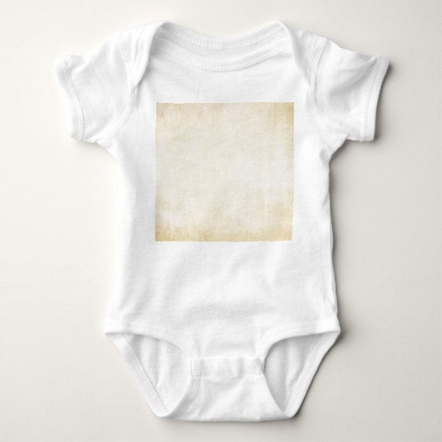 Old kraft paper: textured background baby bodysuit (Front)