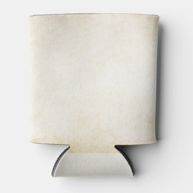 Old kraft paper: textured background can cooler (Front)