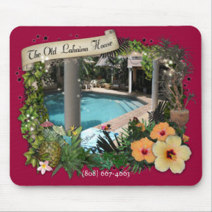 Old Lahaina House Mouse Pad