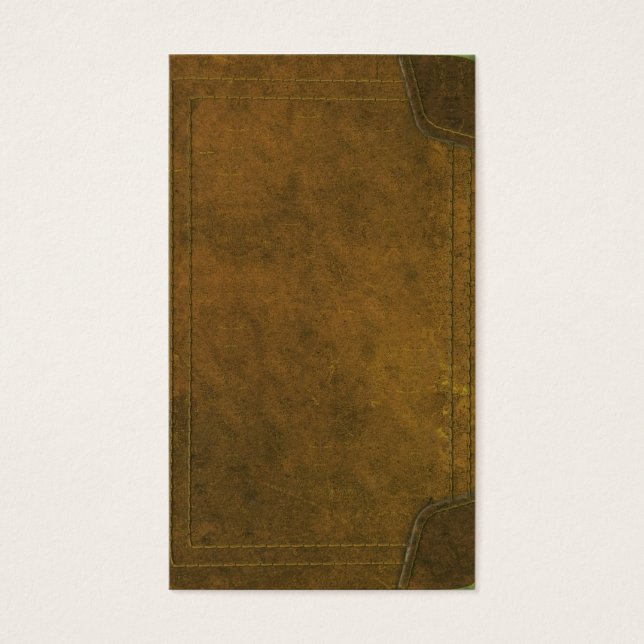 old leather book cover (Front)