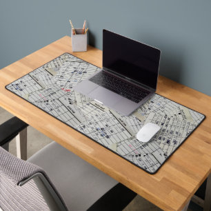 Old Library Card Collection Desk Mat