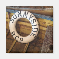 Old Life Preserver In An Abandoned Cannery