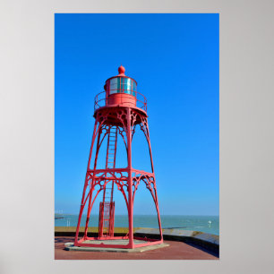 Old lighthouse poster