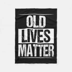 Old Lives 40th 50th 60th Birthday Gifts For Men Wo Fleece Blanket