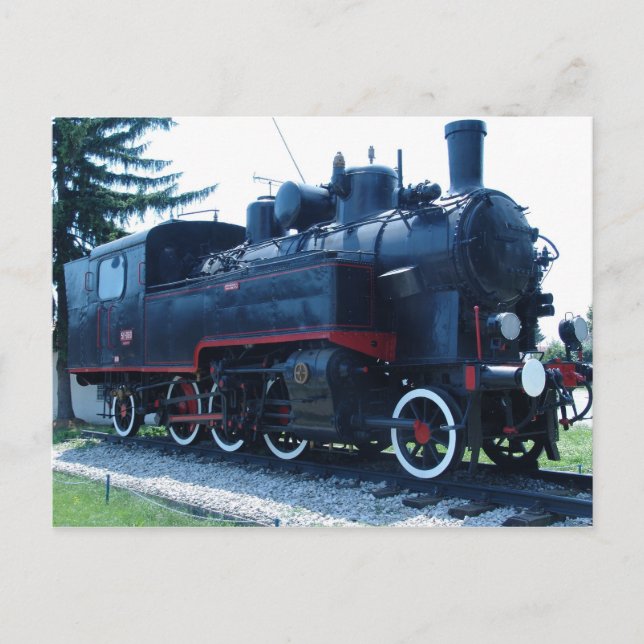 Old locomotive postcard (Front)