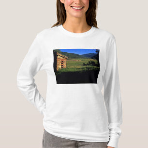 Old log homestead near Park City, Utah. (P.R.) T-Shirt