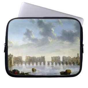 Old London Bridge (oil), c.1630 Laptop Sleeve
