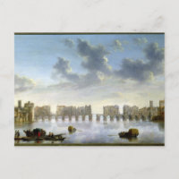 Old London Bridge (oil), c.1630