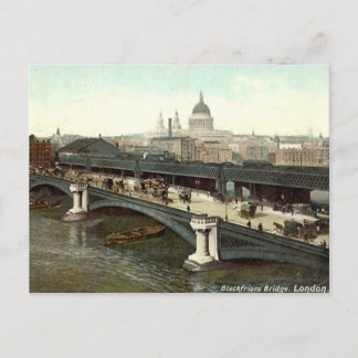 Old London Postcard - Blackfriars Bridge