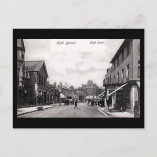 Old London Postcard - High St, High Barnet