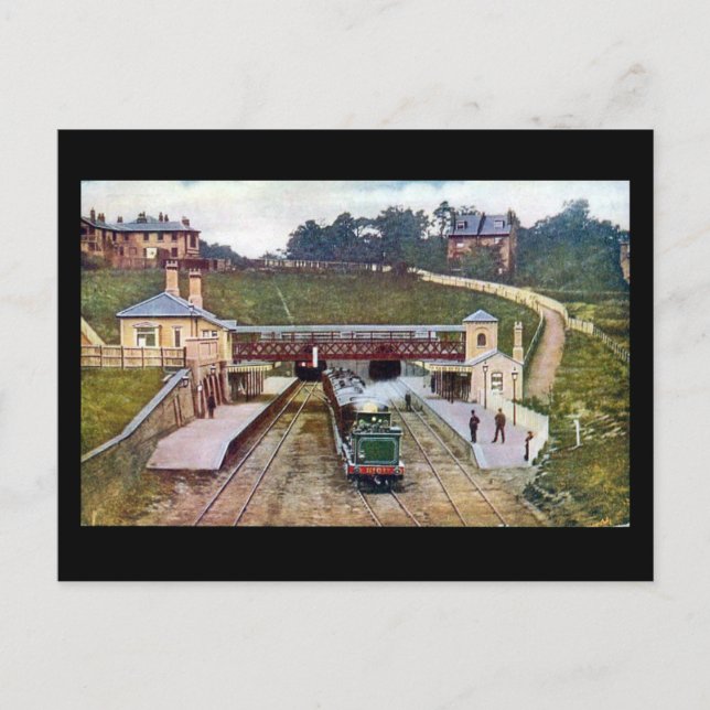 Old London Postcard - Highgate Station (Front)