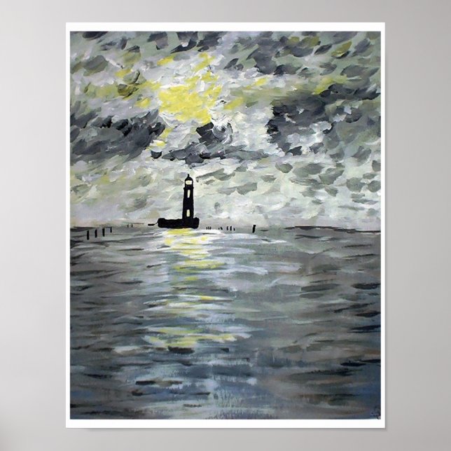 Old Louisiana Lighthouse Poster (Front)