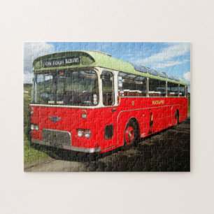 Old Macbraynes Bus on the Isle of Bute Jigsaw Puzz Puzzle
