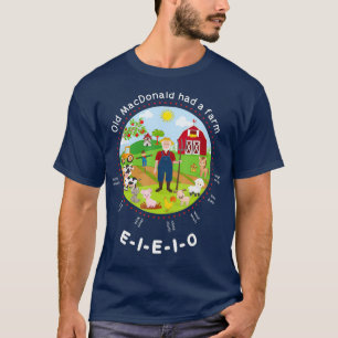 Old MacDonald had a farm English Nursery Rhyme T-Shirt