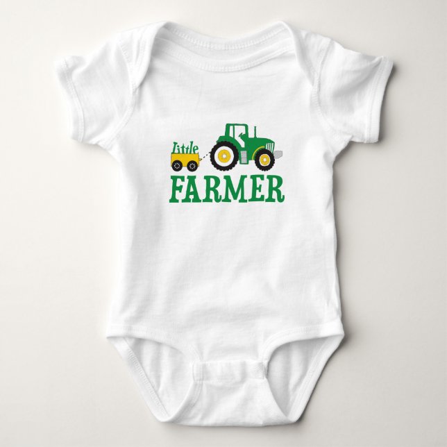 Old Macdonald Had a Farm My Farm Life for Kids Baby Bodysuit (Front)