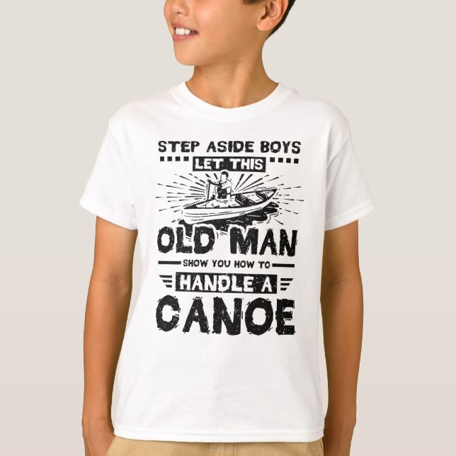 Old Man Canoe T-Shirt (Front)