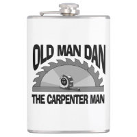 Old Man Dan Carpenter Man Lumber Builder Funny