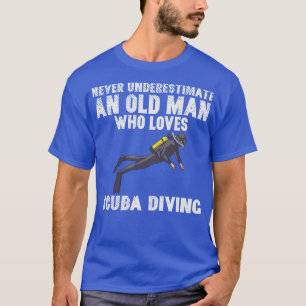 Old Man Diver Diving 1 T-Shirt