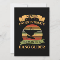 Old Man Hang Glider Hang Gliding Extreme Sports Gi