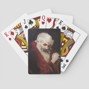 Old Man in a Red Coat (Santa Claus) (Christmas) Playing Cards